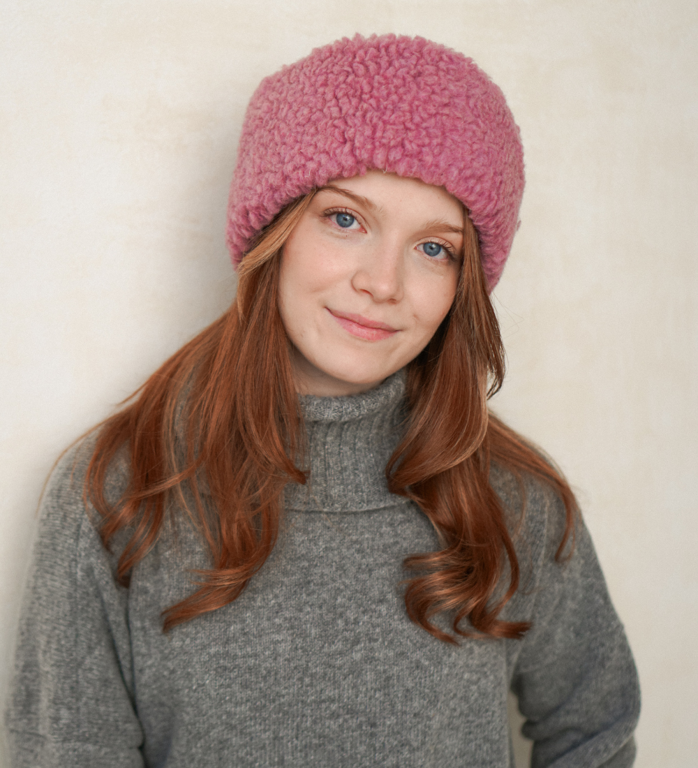 DAGGRY merino wool headband - dusty rose