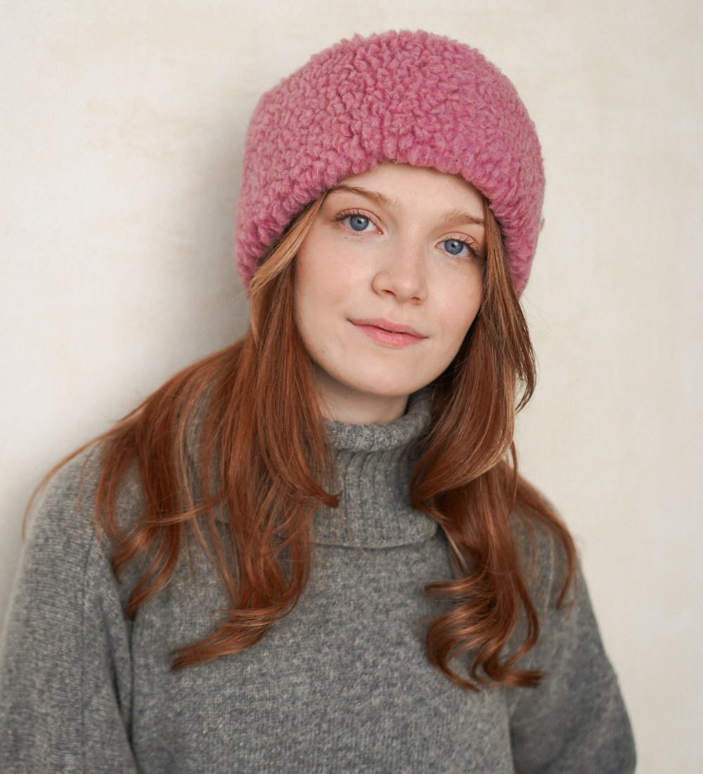 DAGGRY merino wool headband - dusty rose