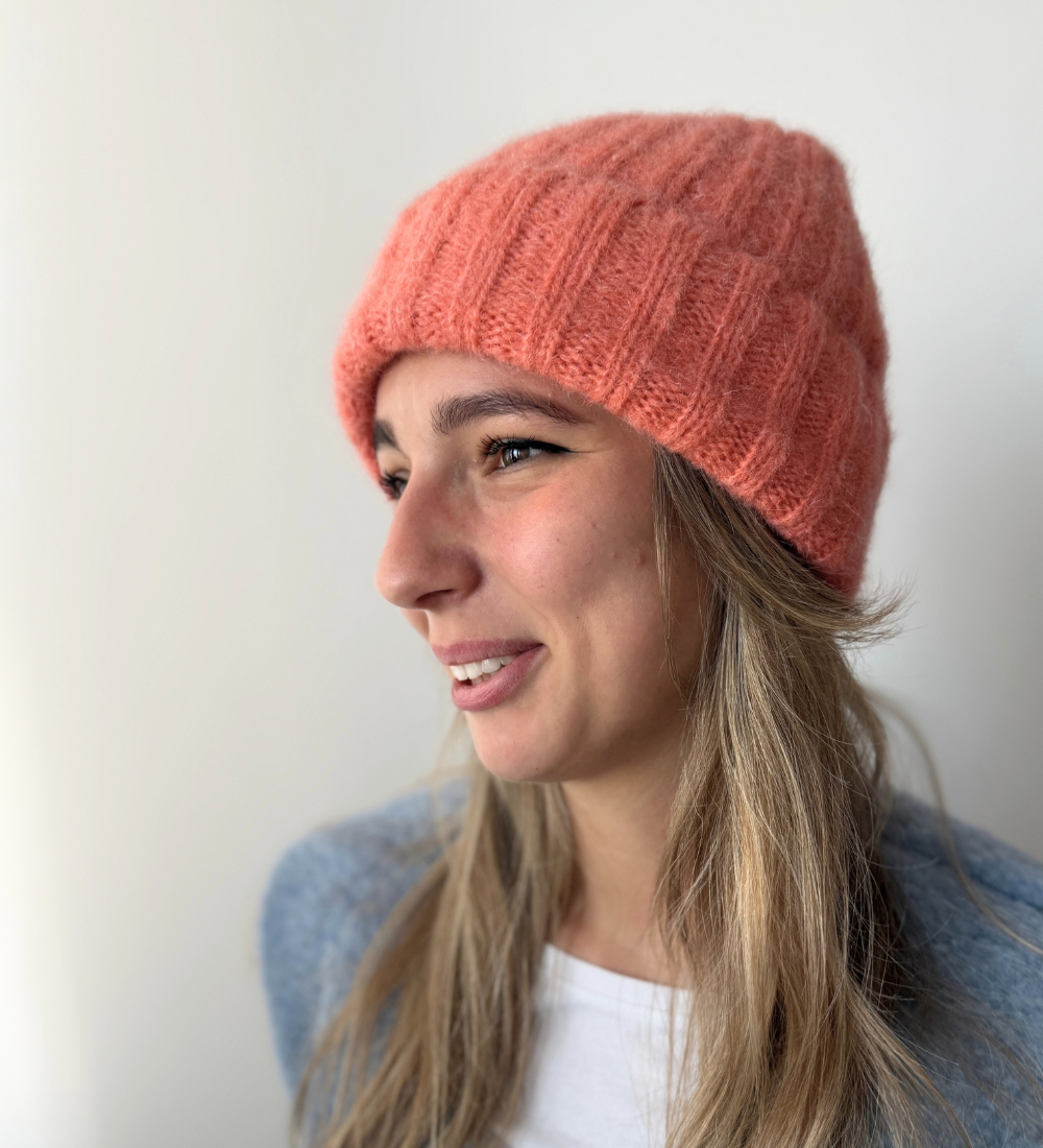 SNUGG Mütze mit Alpaka-Wolle - Beige