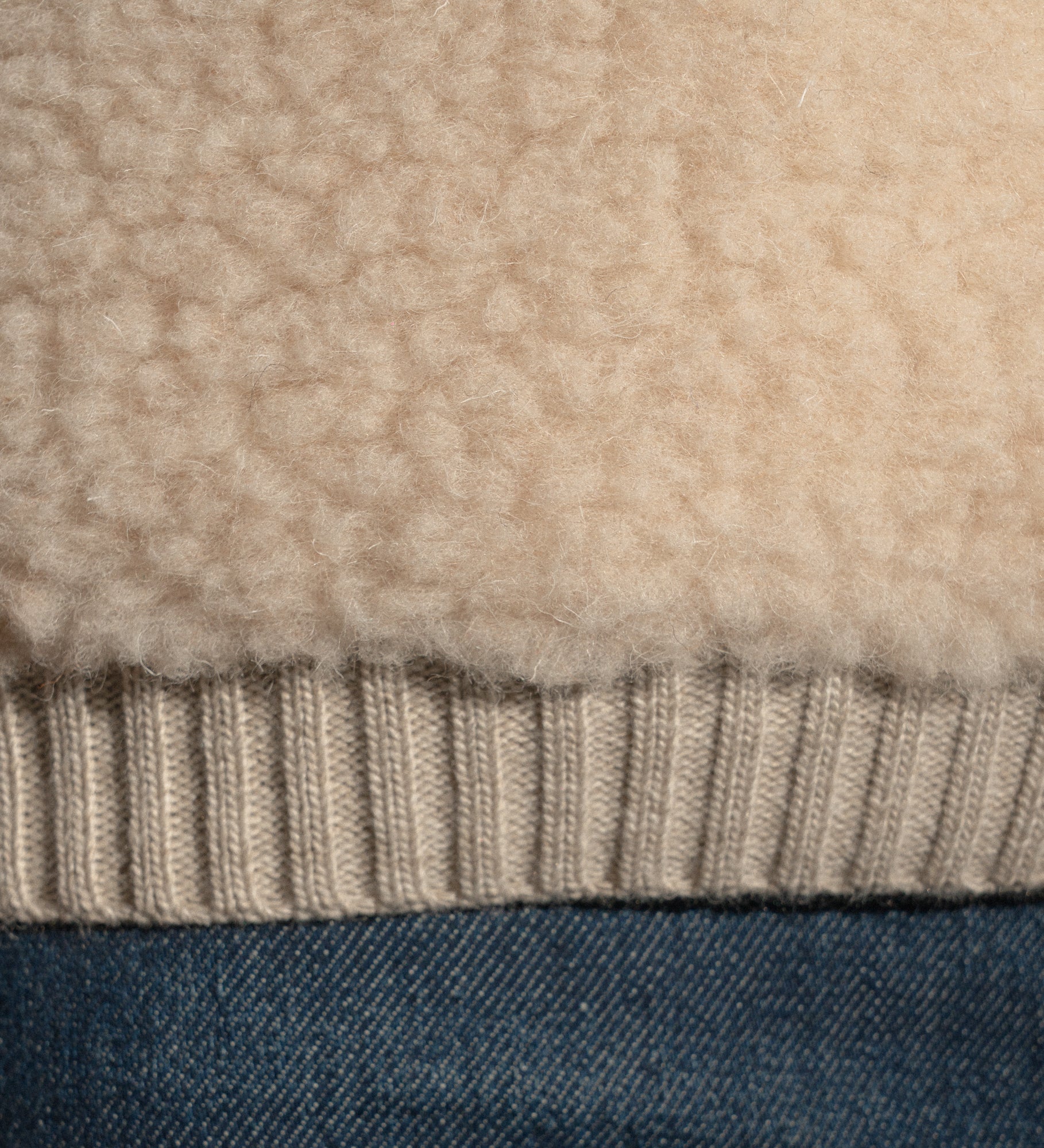 LUNA Sweter bez rękawów, który robi całą stylizację - beżowa