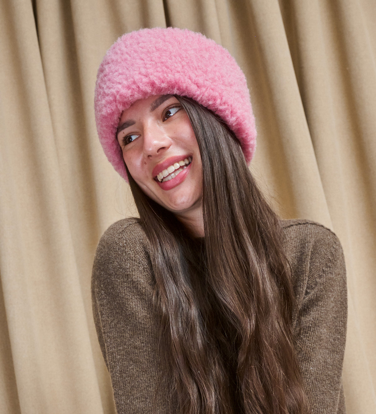 DAGGRY merino wool headband - rose