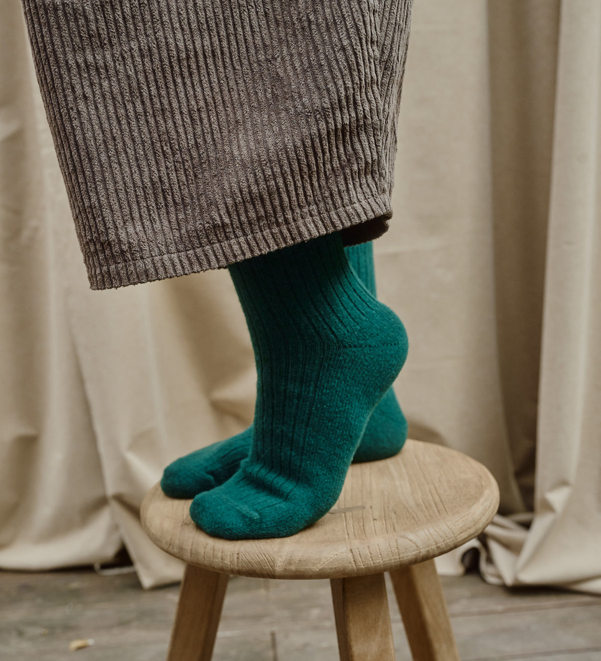 ARNE Sommersocken aus Merinowolle – Hellblau