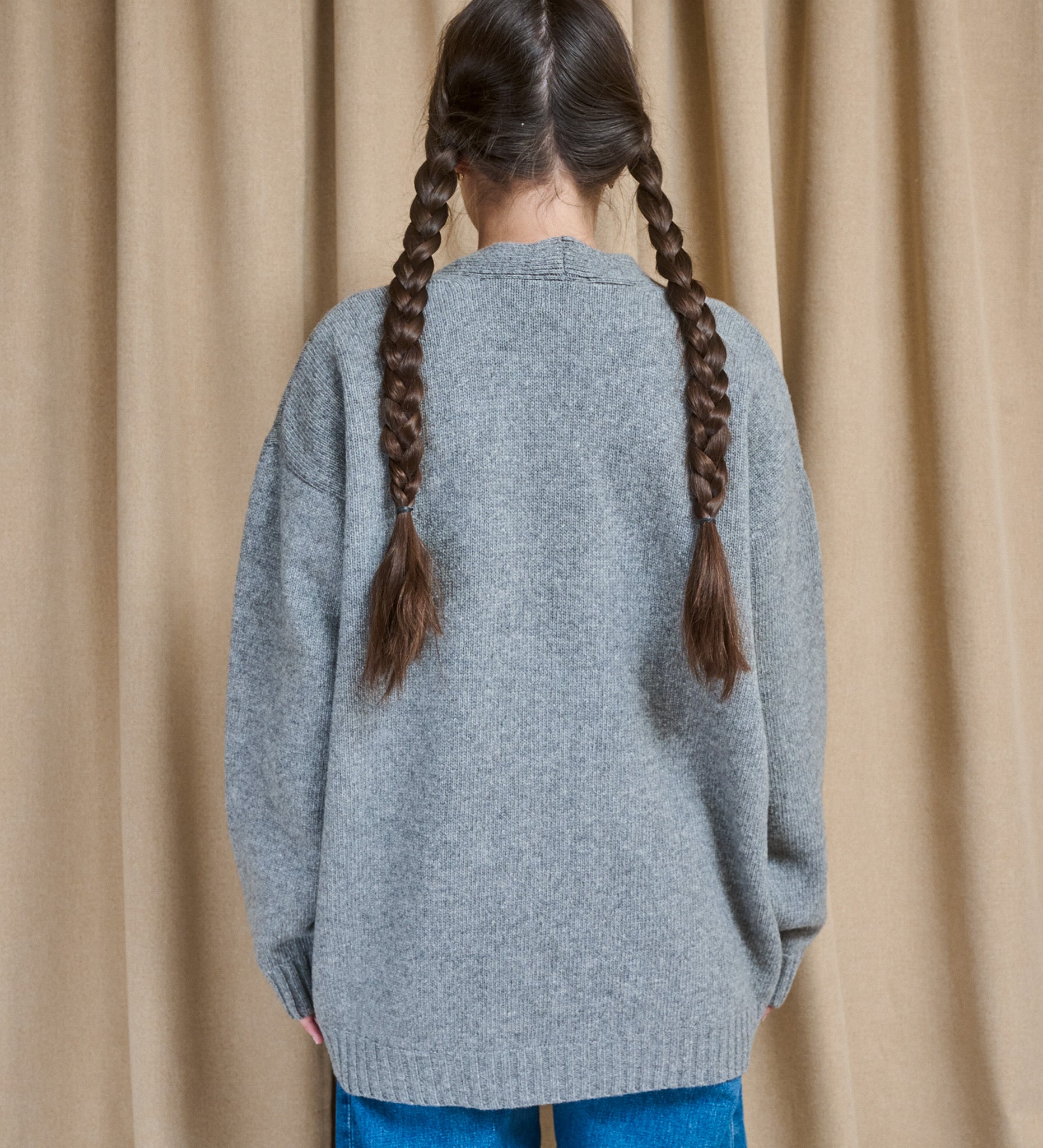 MOS Best Wool Cardigan - Misty Morning