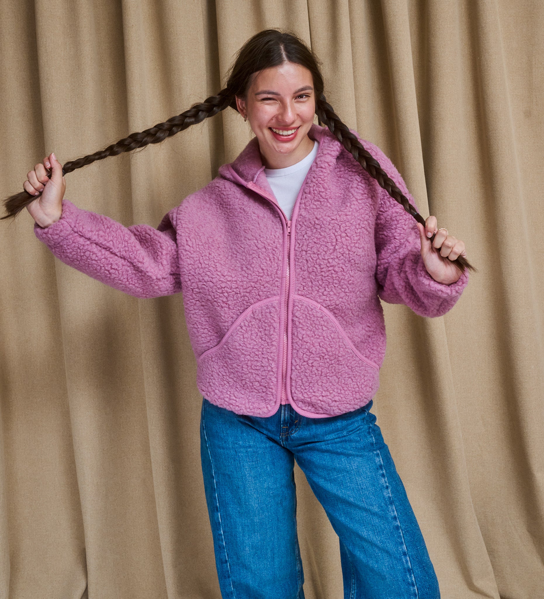 MIŚ 2.0 Wolljacke Kapuzenpullover - Schokolade