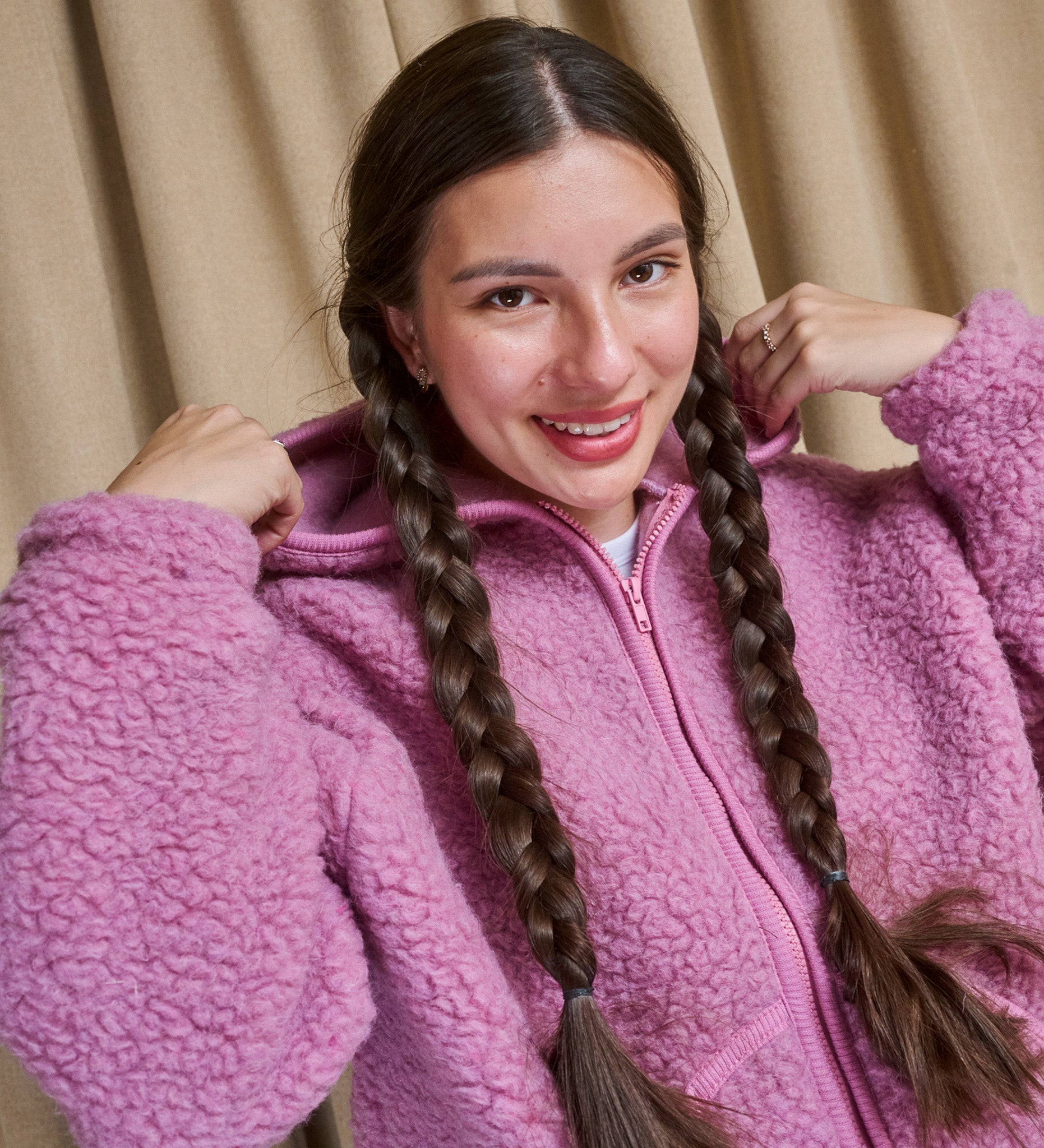 MIŚ 2.0 Wolljacke Kapuzenpullover - Schokolade