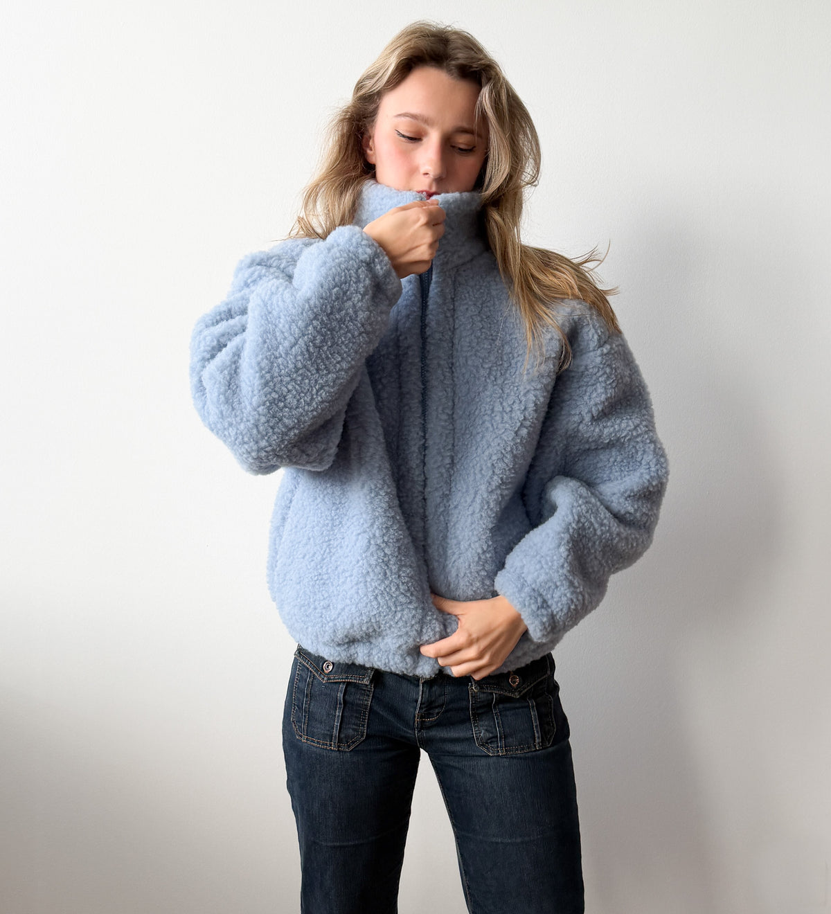 KORA Merino wool bomber jacket - buttercup