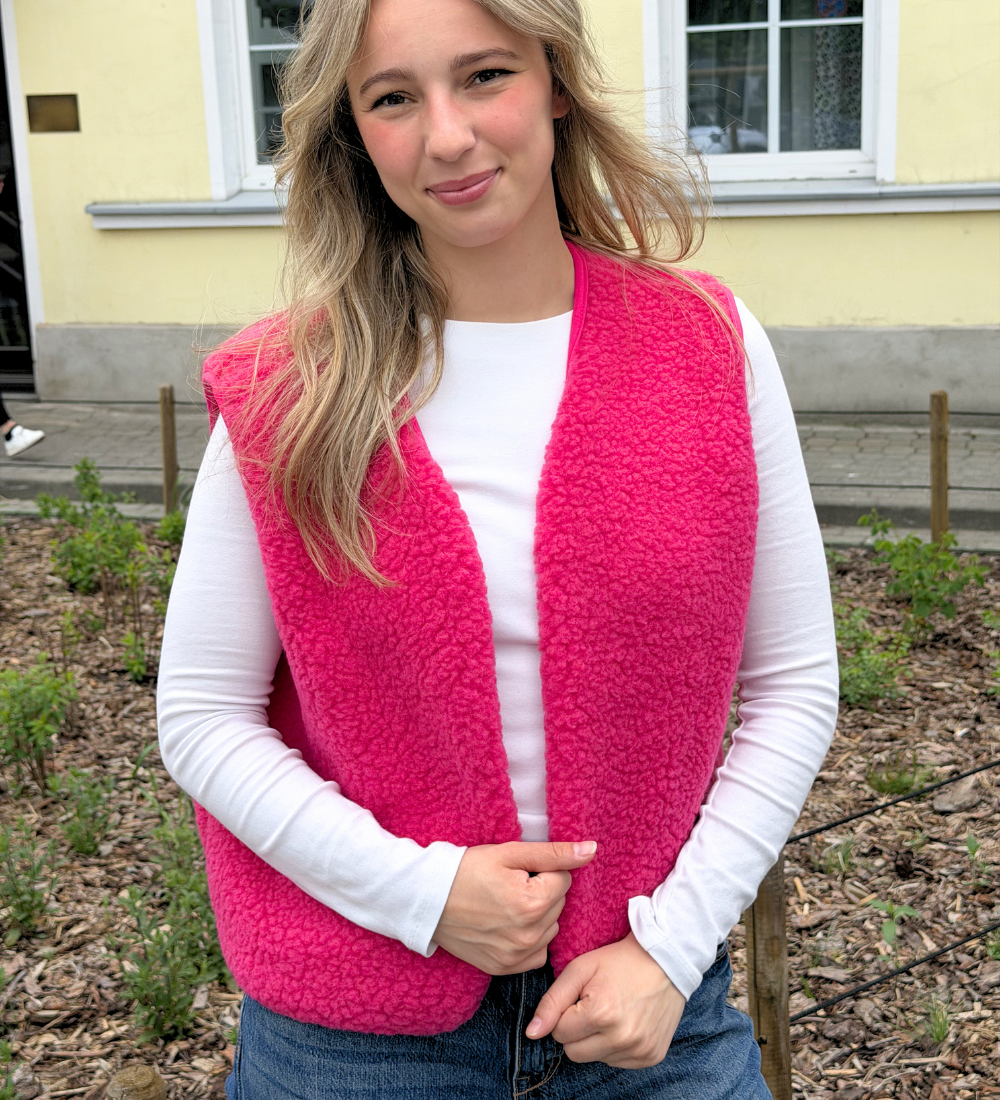 ULV DLA MAMY I CÓRKI Wełniana kamizelka merino