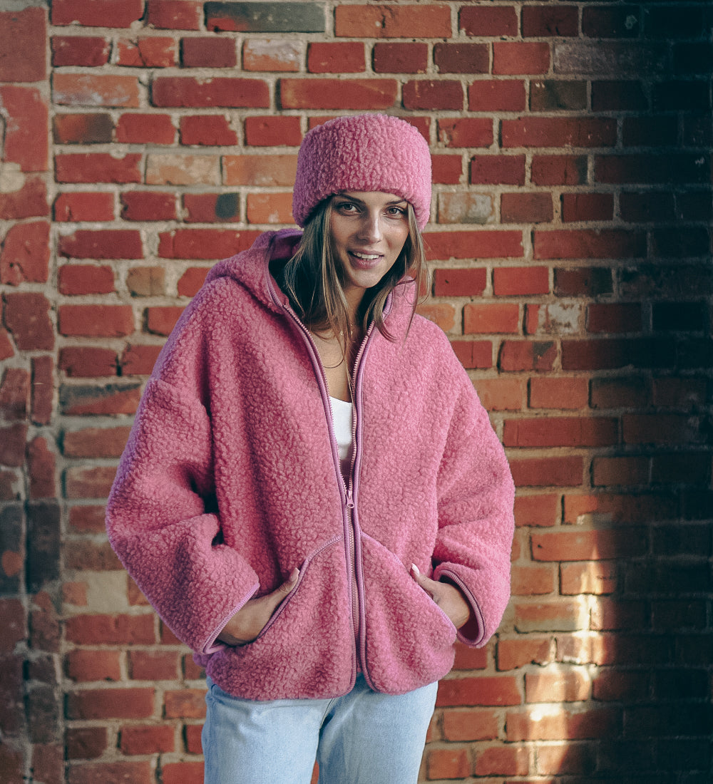 DAGGRY merino wool headband - rose