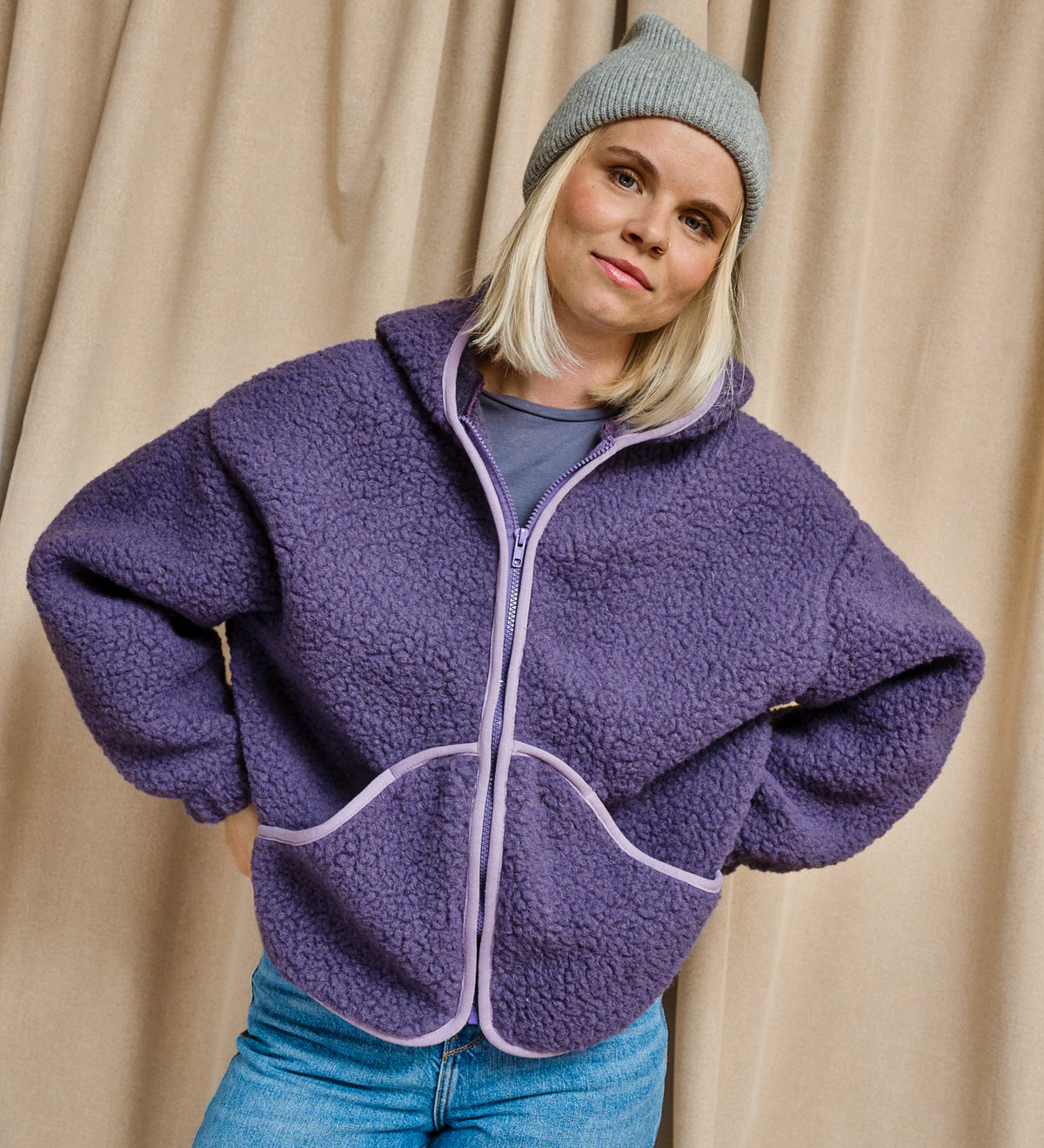 MIŚ 2.0 Wolljacke Kapuzenpullover - Schokolade