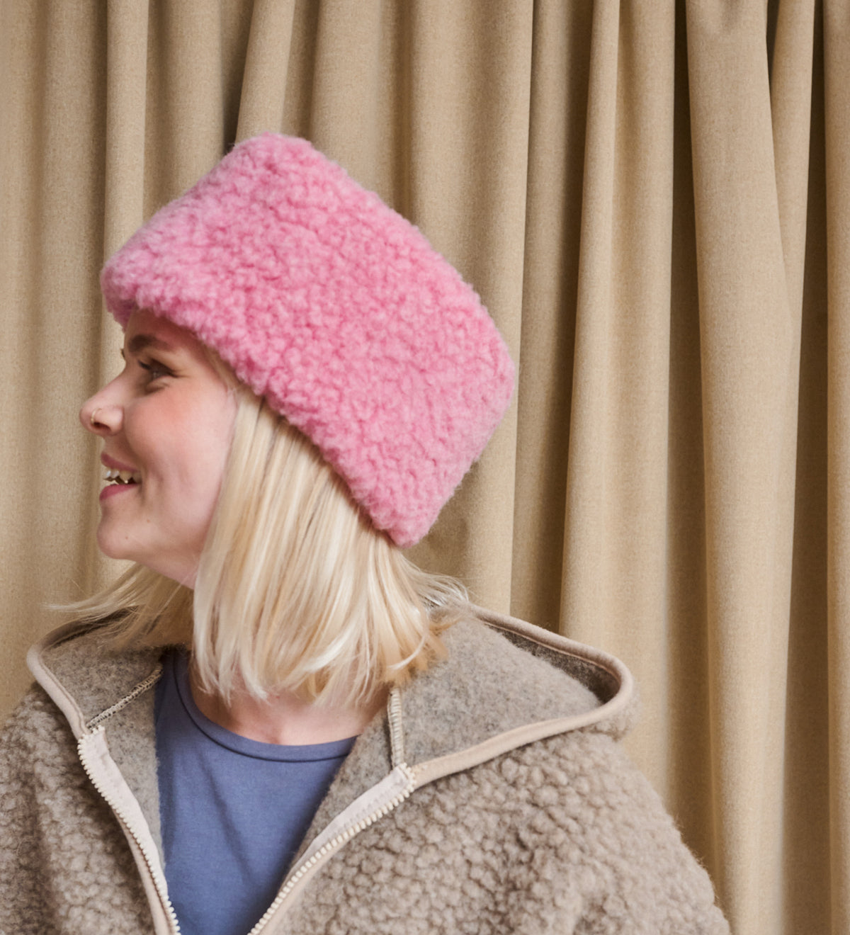 DAGGRY merino wool headband - rose