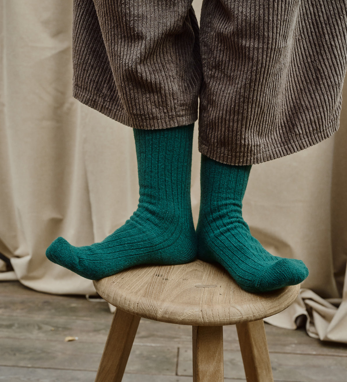 ARNE Sommersocken aus Merinowolle – Hellblau
