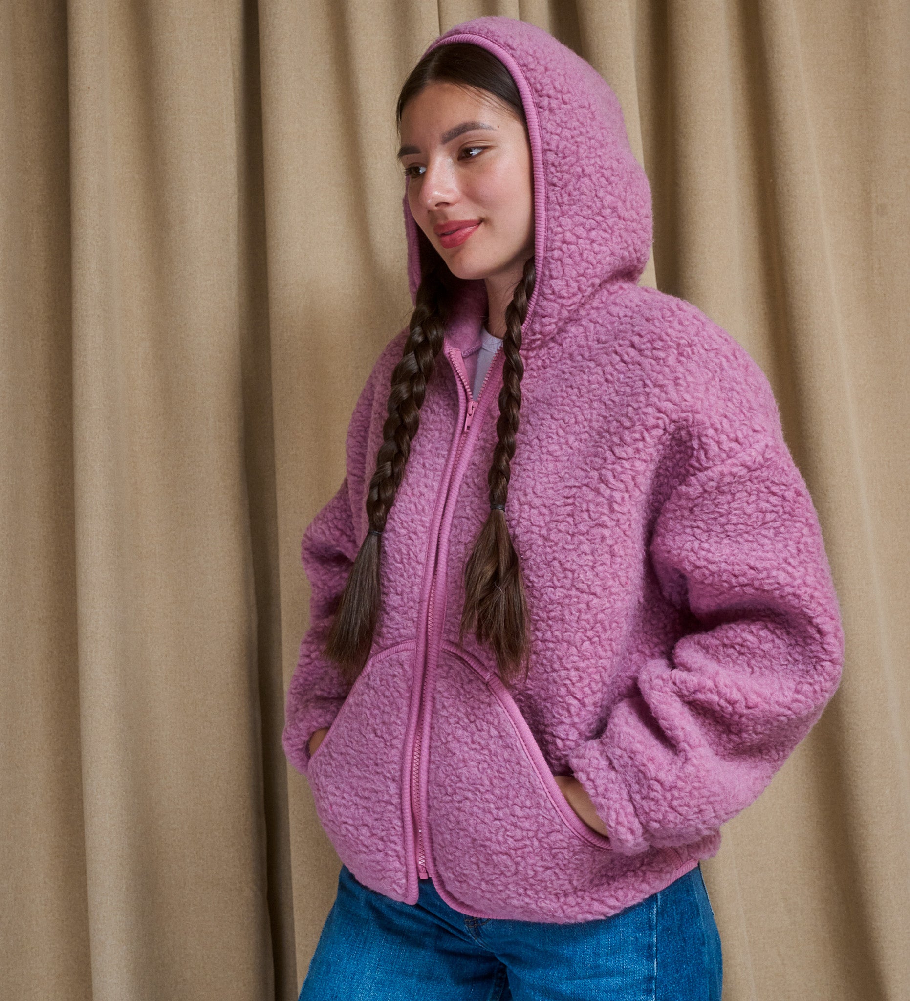 MIŚ 2.0 Wolljacke Kapuzenpullover - Schokolade