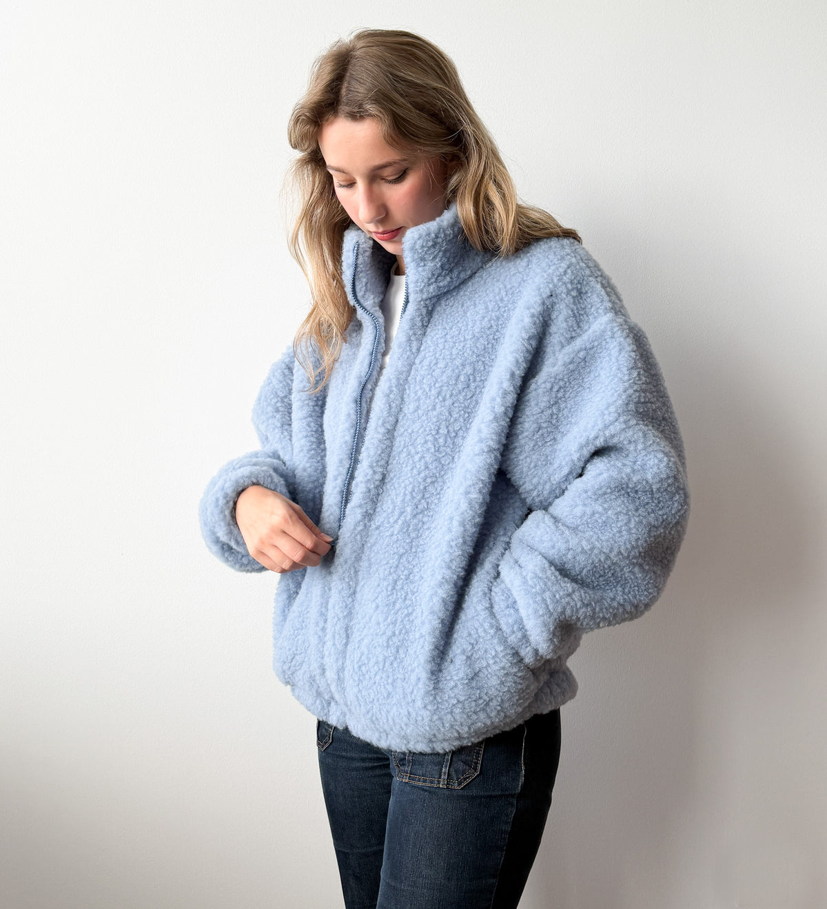KORA Merino wool bomber jacket - buttercup